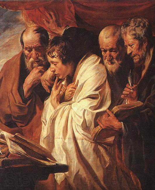 Jacob Jordaens The Four Evangelists France oil painting art